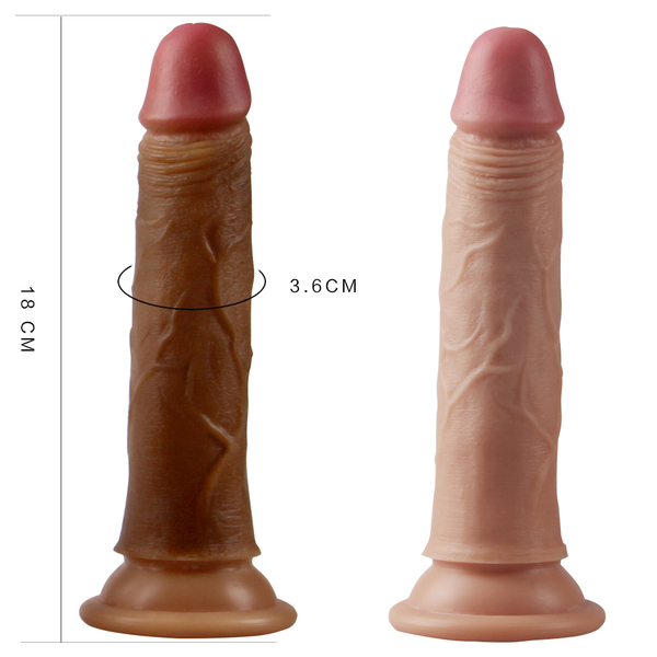 Dương vật giả siêu mềm Lovetoy 7in Dương vật giả siêu mềm Lovetoy 7in