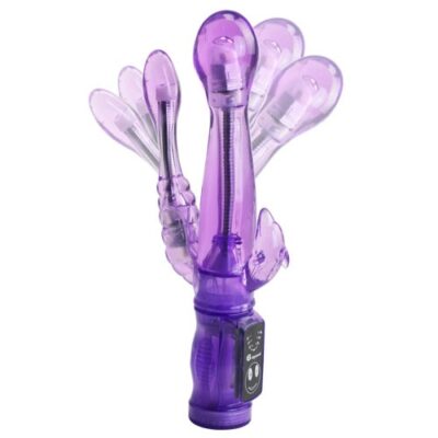 Dương vật 3 đầu rung cùng lúc Dương vật giả 3 đầu Intimate